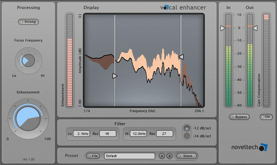 Noveltech vocal processor powercore