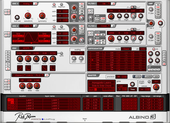 Rob Papen virtual synthesizer