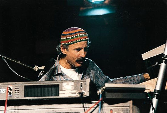 Joe Zawinul with synths