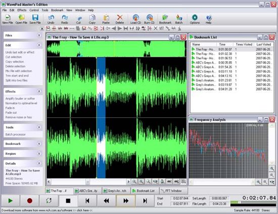 voice recording wavepad audio editor