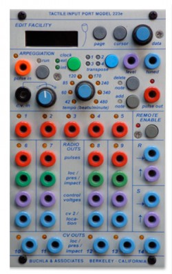 Buchla 200e 223e Tactile Input Port