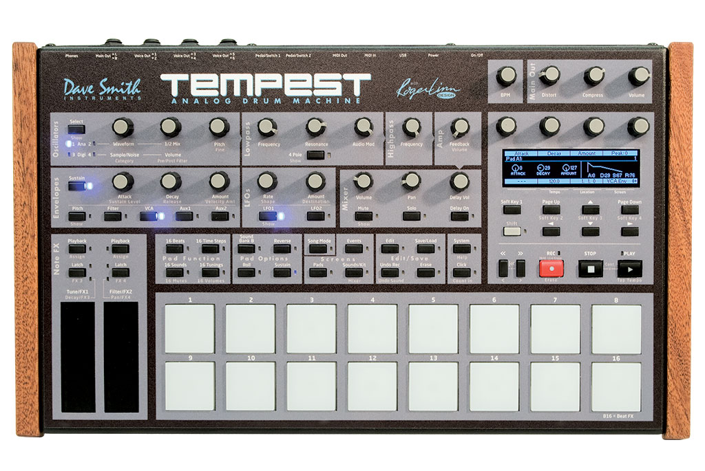 DSI Tempest Drum Machine – Synthtopia