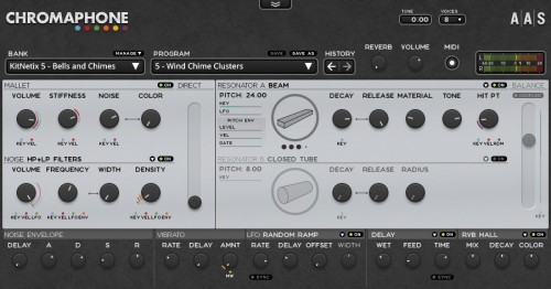 applied acoustics chromaphone vstu