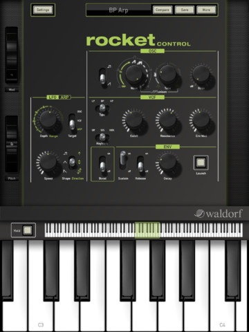 Waldorf Rocket Control For iPad – Synthtopia