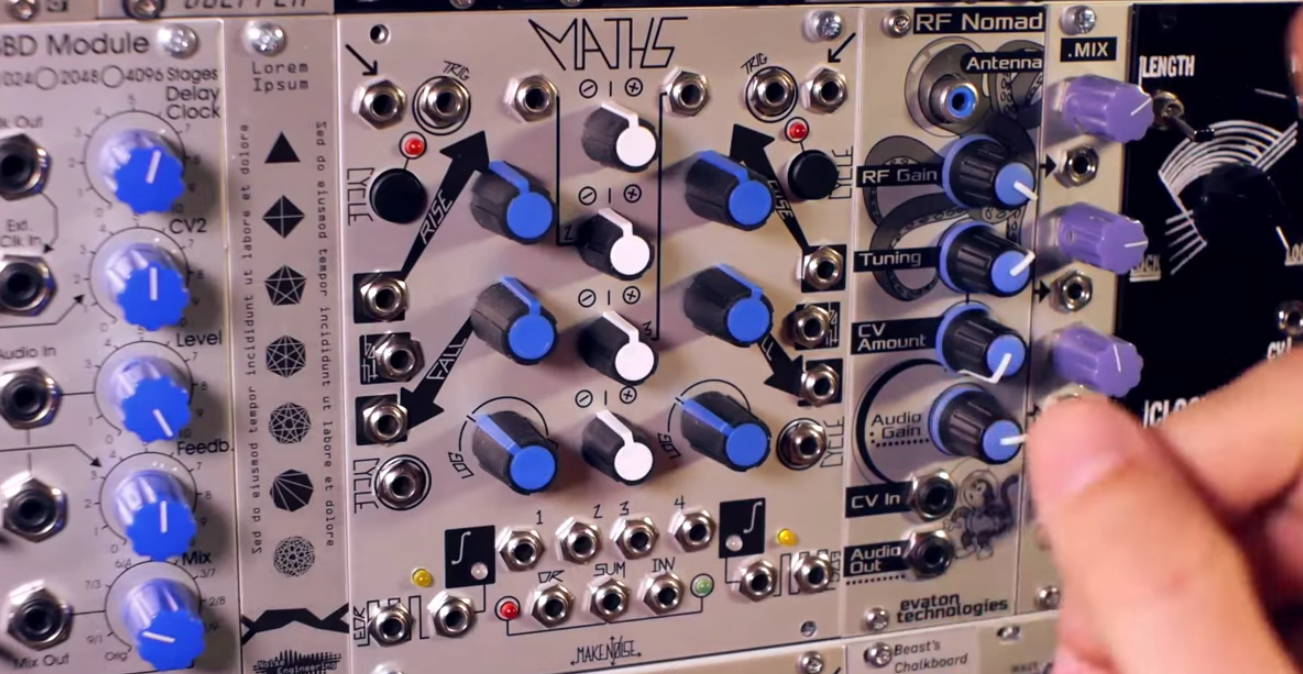 Make Noise Maths Eurorack Module Hands-On Demo – Synthtopia