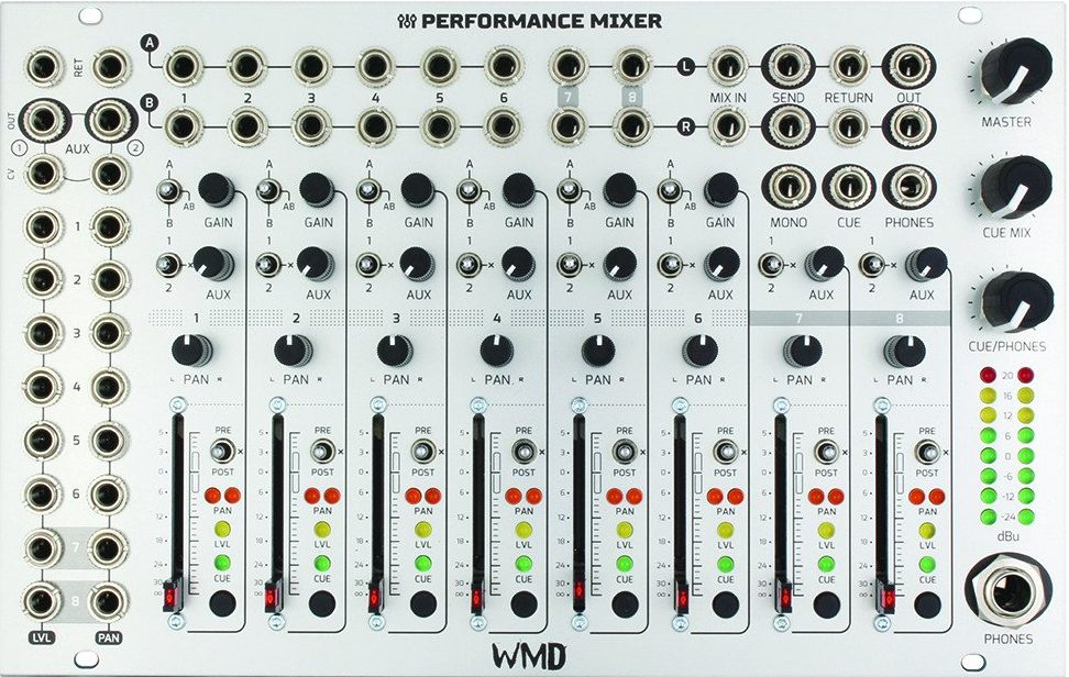 WMD Eurorack Performance Mixer Now Shipping Synthtopia