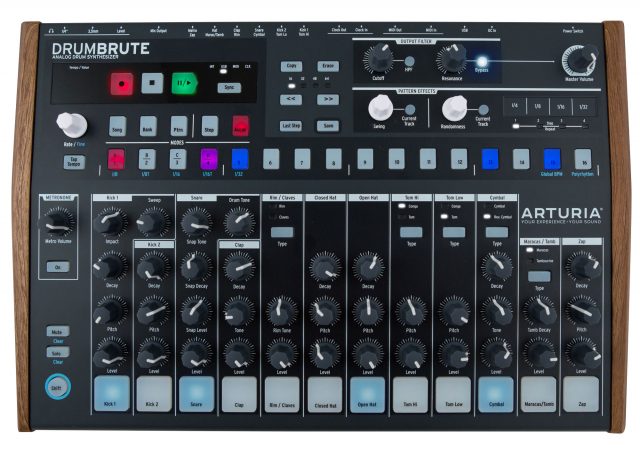 Arturia_DrumBrute_top_view