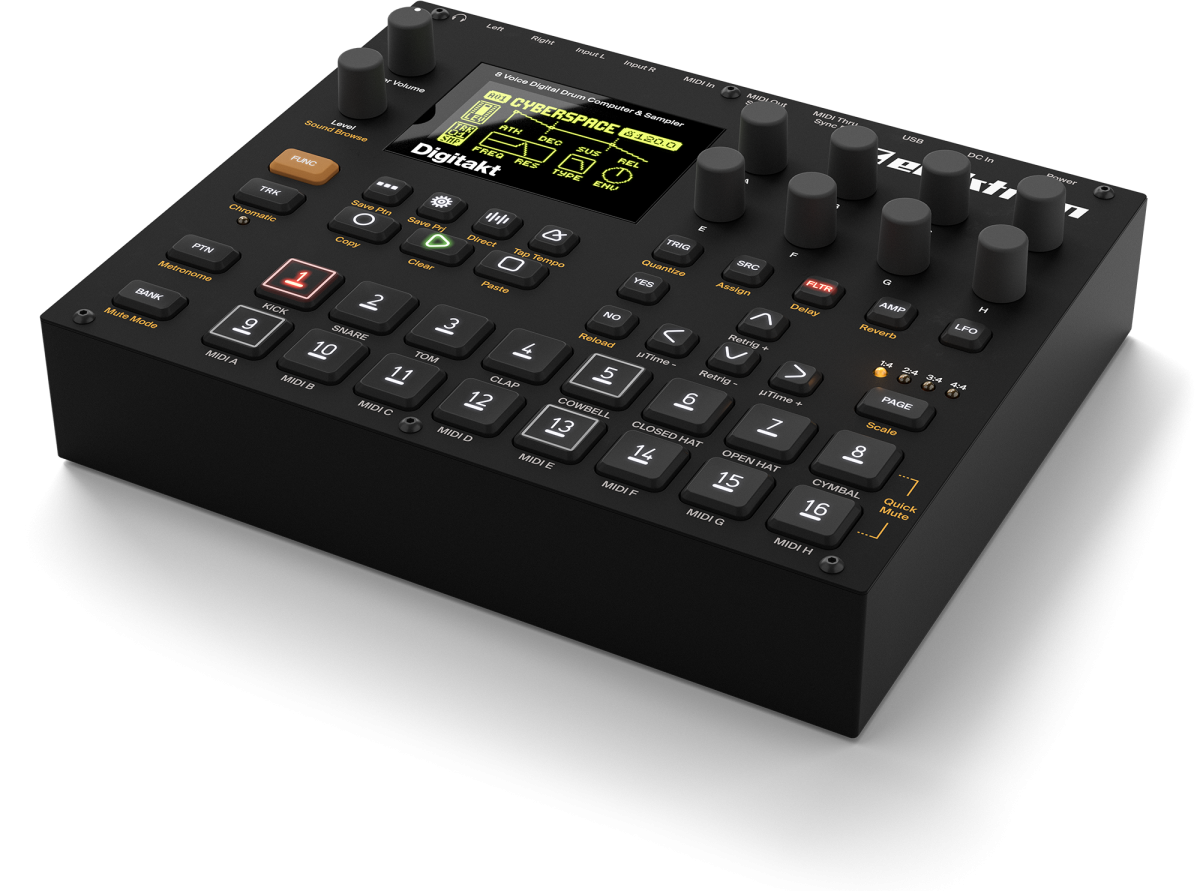 Elektron Intros Digitakt Eight-Voice Digital Drum Computer & Sampler ...