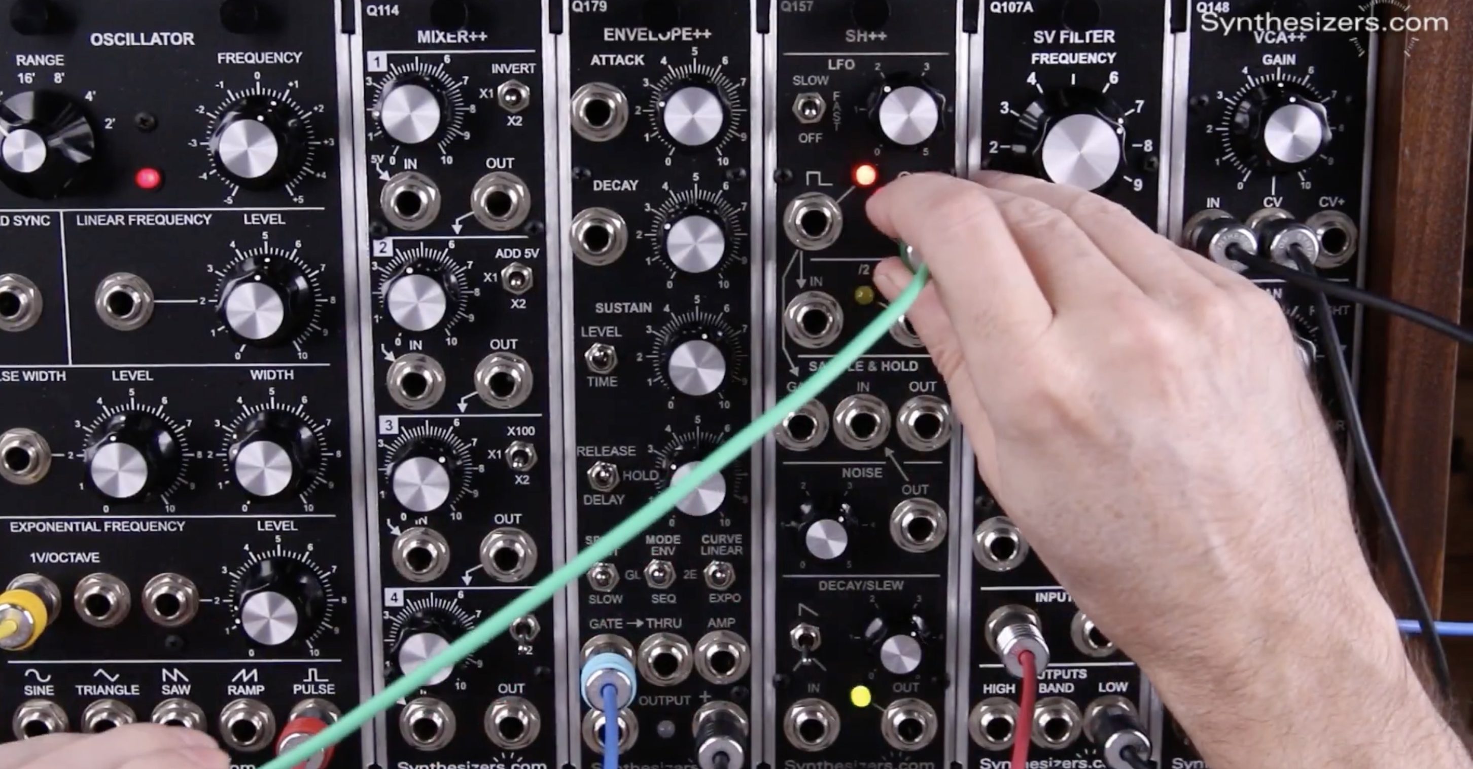 Intros Q157 SH++ Sample & Hold Module Synthtopia