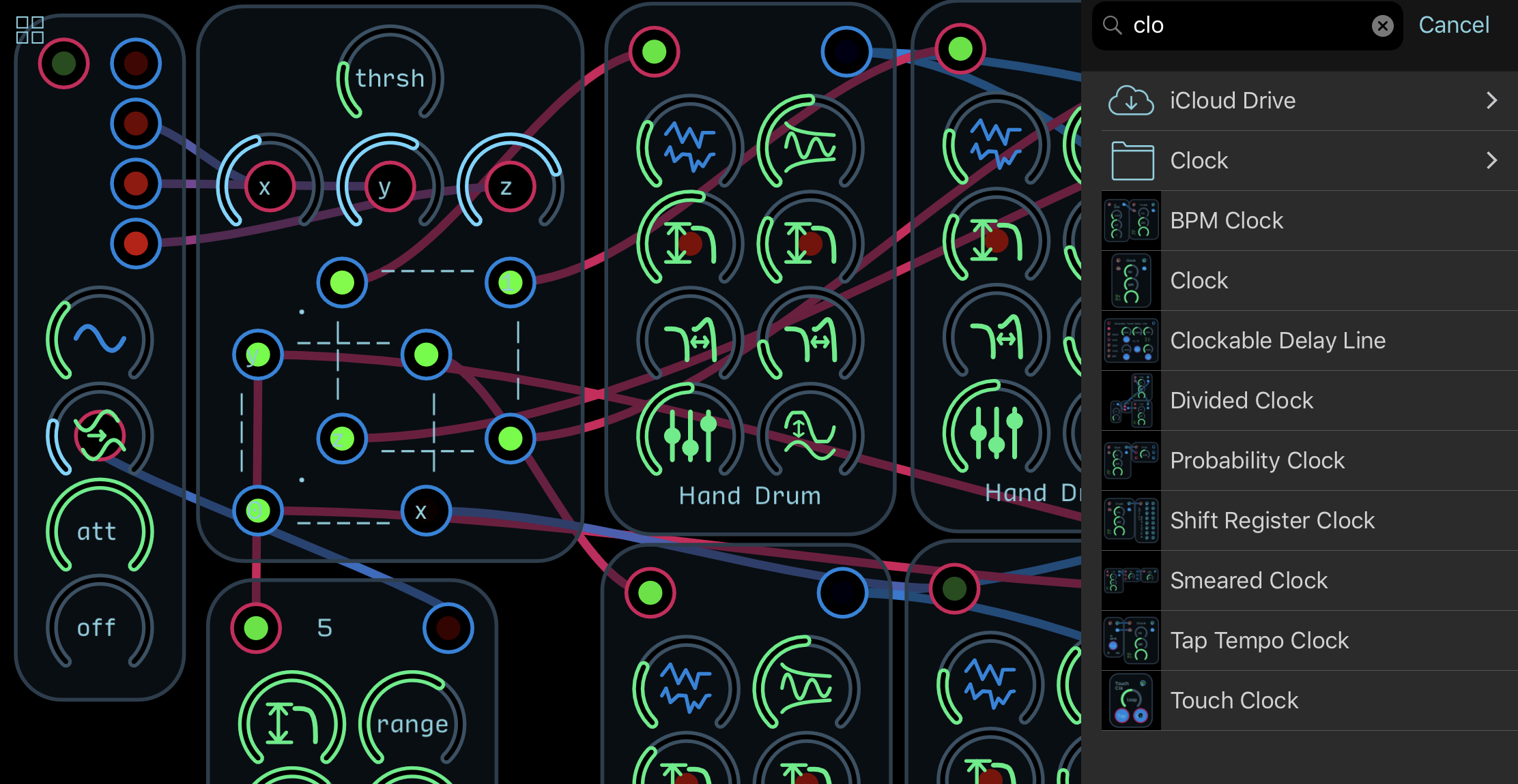 descrition of all different parts of audulus 3