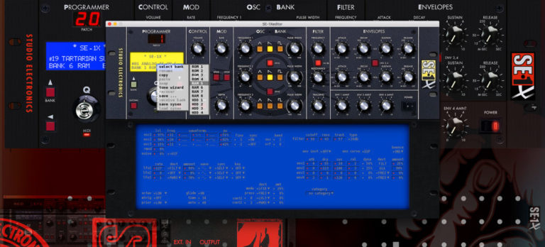 Studio Electronics Intros SE-1X Standalone Editor – Synthtopia