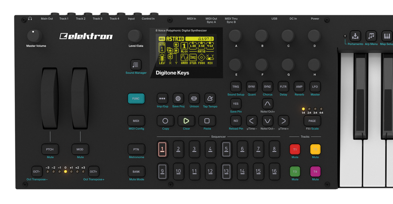 Elektron Intros Digitone Keys Polyphonic Synthesizer – Synthtopia