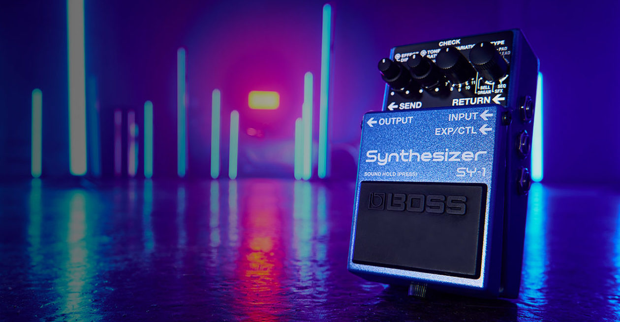 BOSS SY-1 Synthesizer Pedal Turns Your Guitar Or Bass Into A Synth