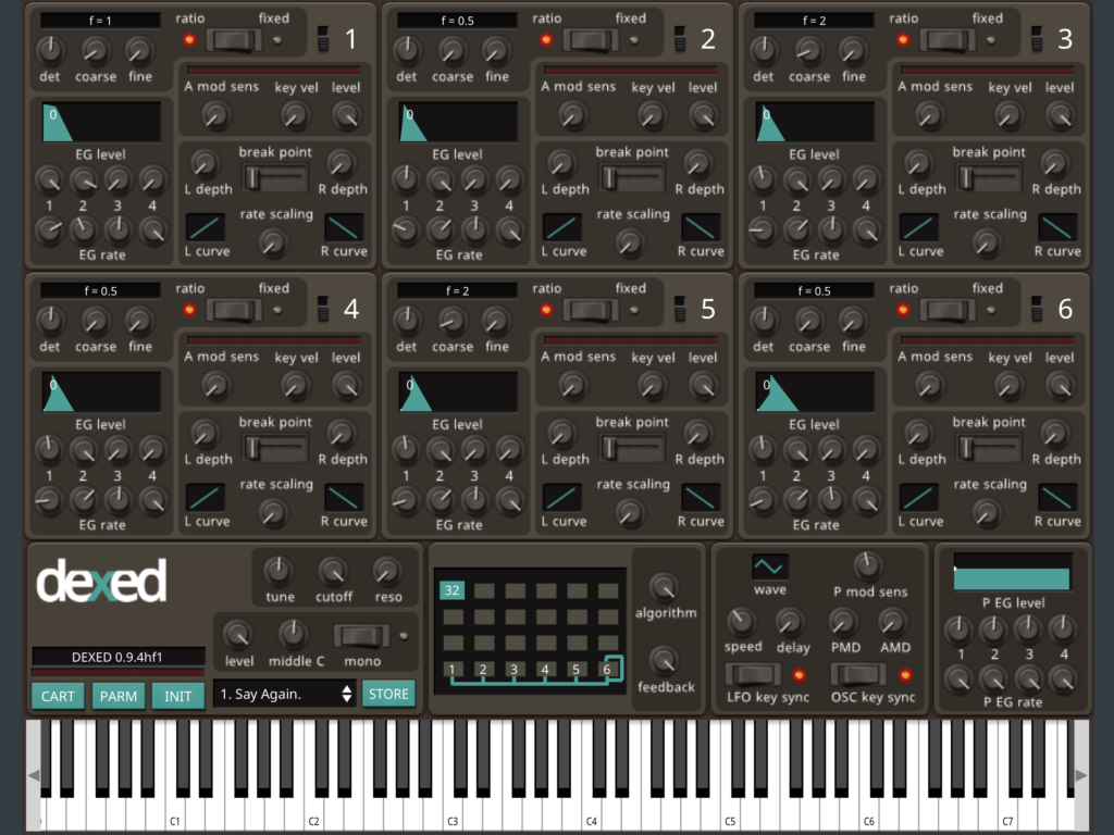 load dx7 patches dexed