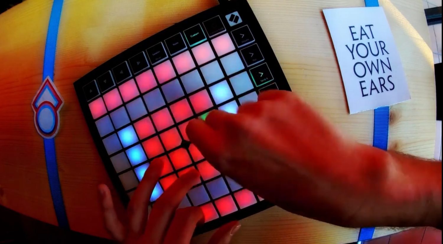 Finger Drumming Solo On Novation Launchpad X Synthtopia