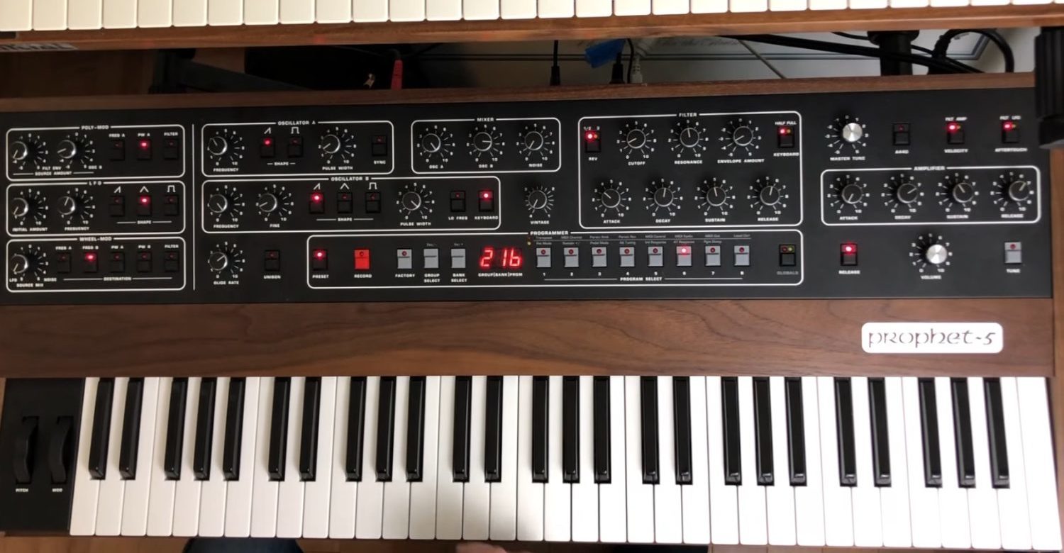 Sequential Prophet-5 V4 Analog Keyboard Synthesizer Perfect