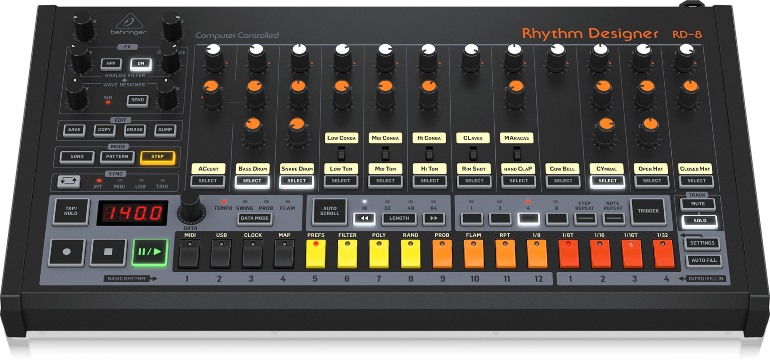 Behringer RD-8 MKII Now “The Most Authentic Analog Recreation Ever ...