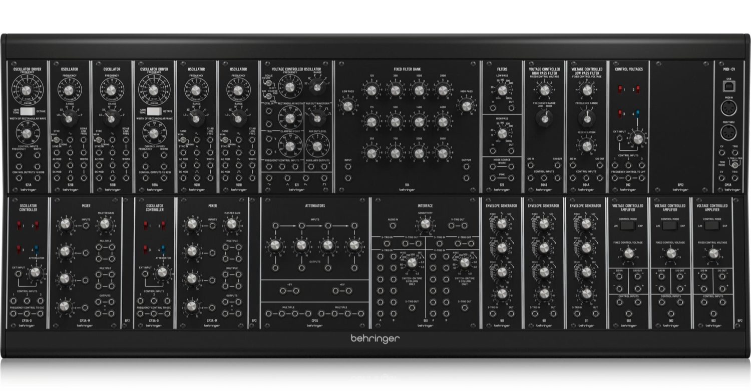 Behringer Intros Knockoffs Of Moog Model 15 System 35 System 55   Behringer SYSTEM 35 