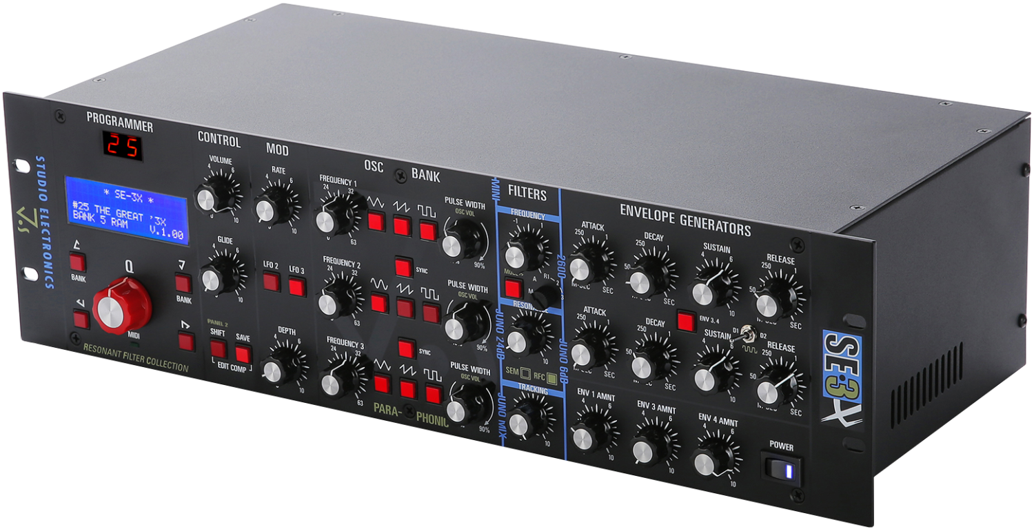 Studio Electronics SE-3X Uber-Synth Like A MIDI Minimoog On Steroids –  Synthtopia