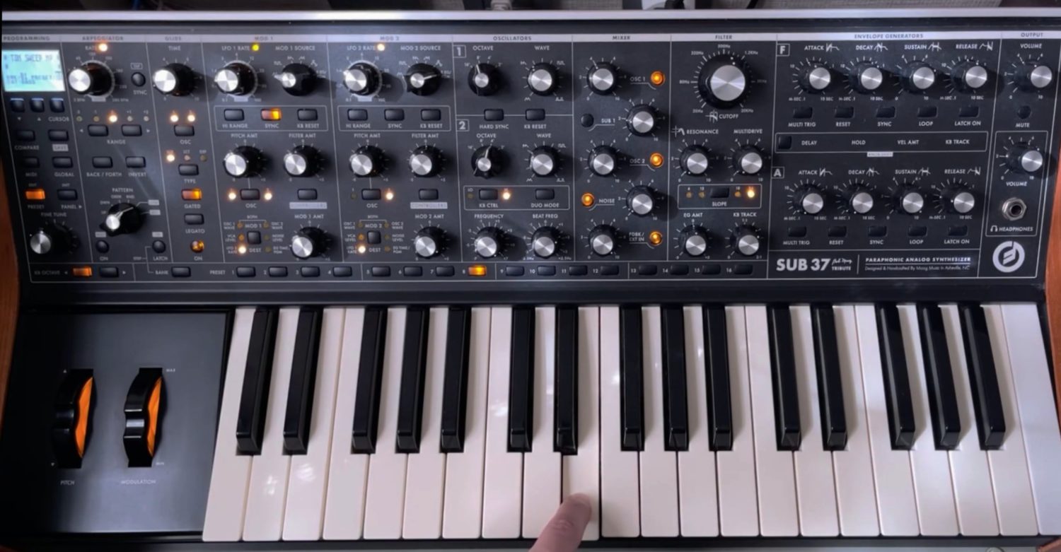 Free Moog Sub 37 Patch Library – Synthtopia