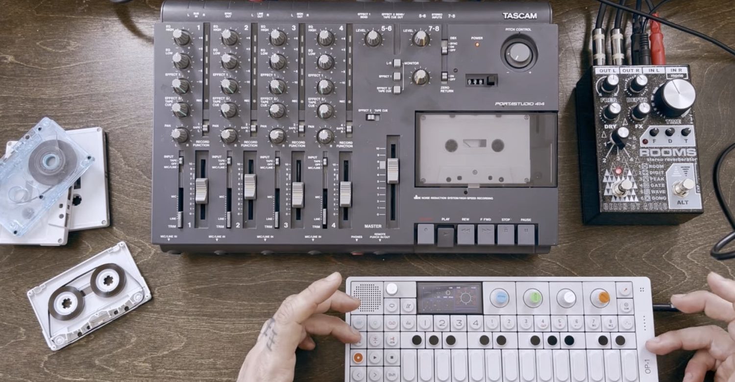 Cassette Tape Looping With A Tascam Portastudio 414 – Synthtopia