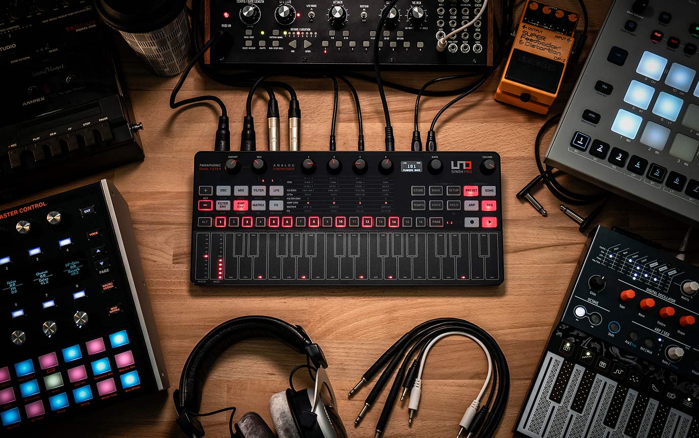 IK Multimedia Releases Limited-Edition UNO Synth Pro Black