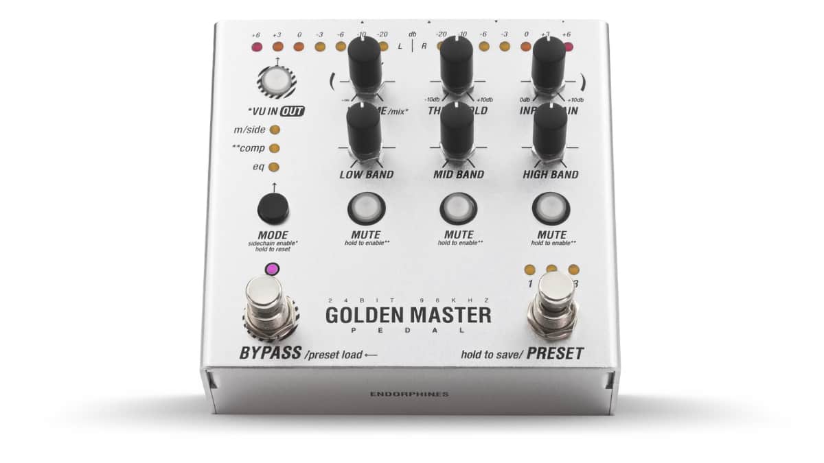 Endorphin.es Golden Master Pedal, A Multiband Processor Effect