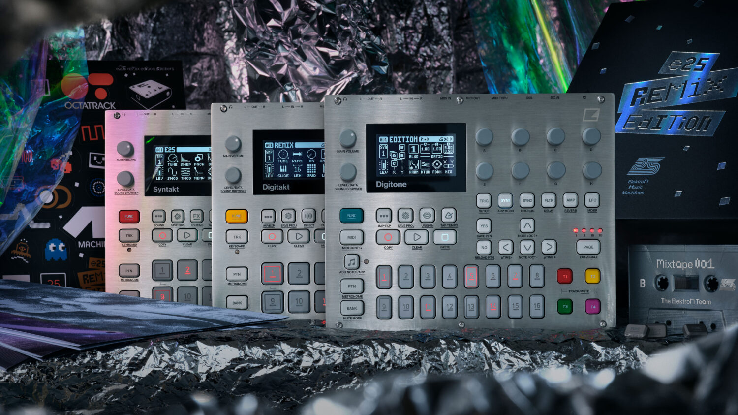 Elektron Intros Hand-built 25th Anniversary Editions Of Digitakt