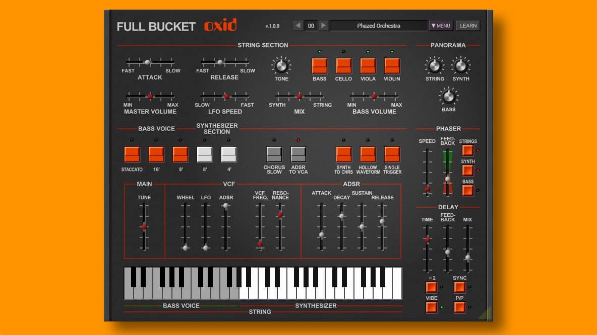 Free Software Synth, Oxid, Emulates Classic Paraphonic String Synth Sound Synthtopia